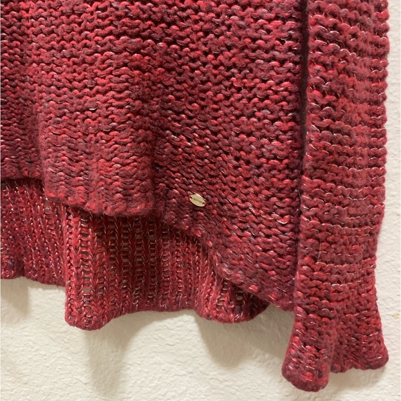 girls sweater L(14)| GUESS kids| dark pink & silver| knit long sleeve - Picture 5 of 5